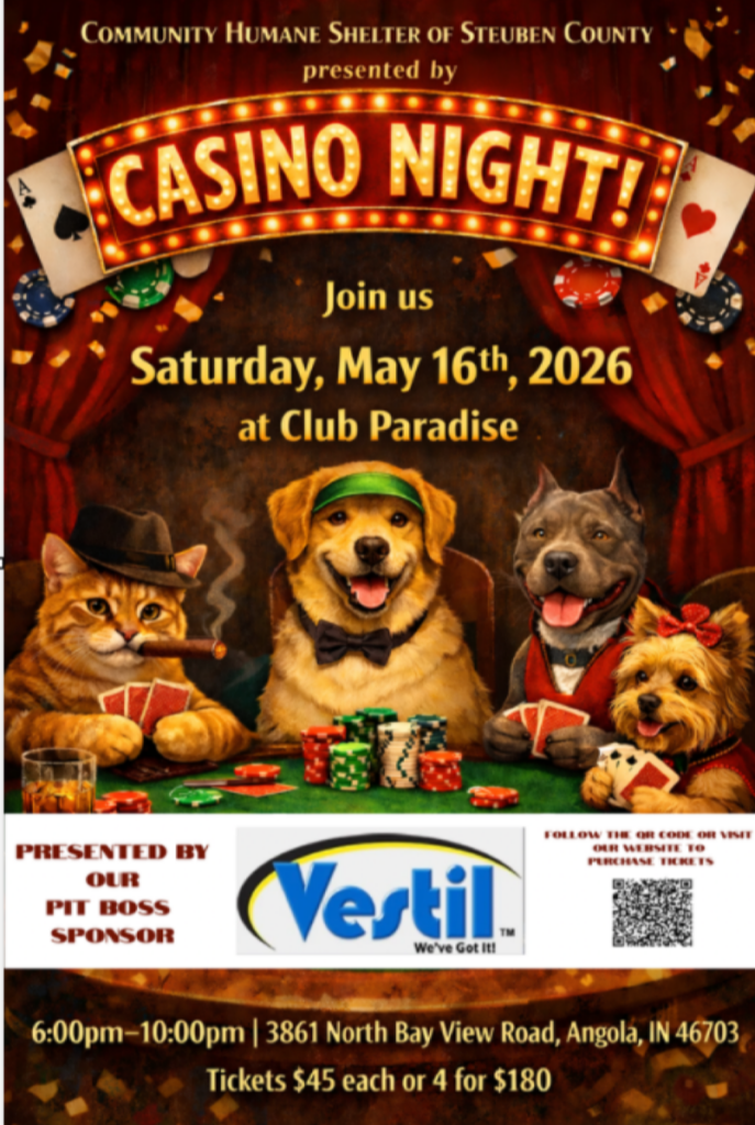 Casino Night 2026, Saturday May 16 ay Club Paradise